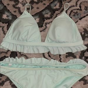 Victoria secret swimsuit light seafoam